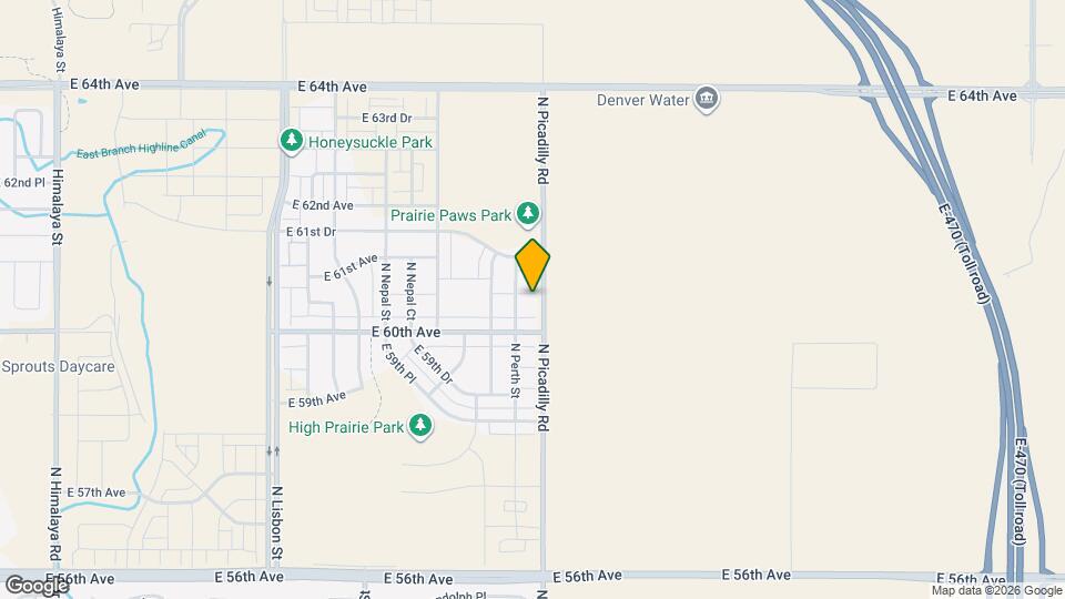 6056 N Perth St Map and Location Details