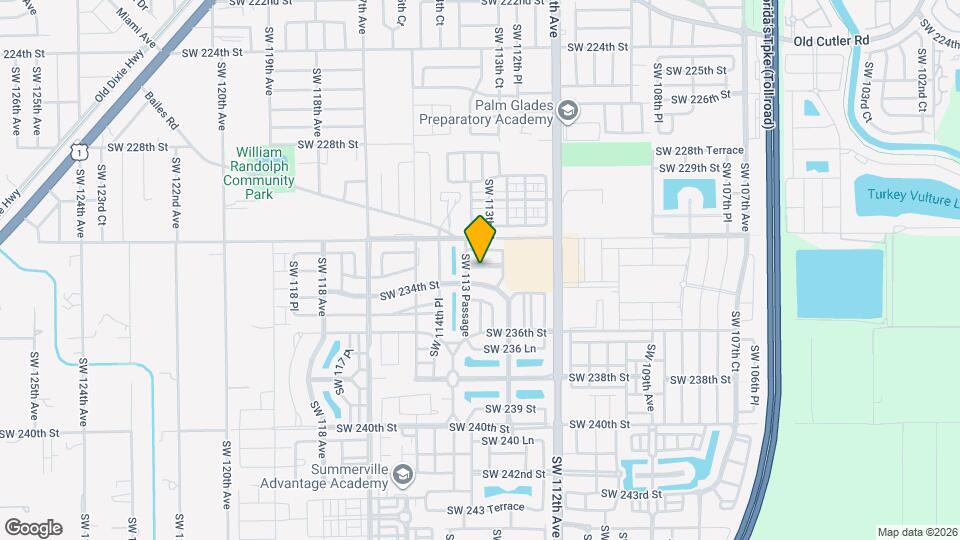 11364 SW 233rd St Map and Location Details