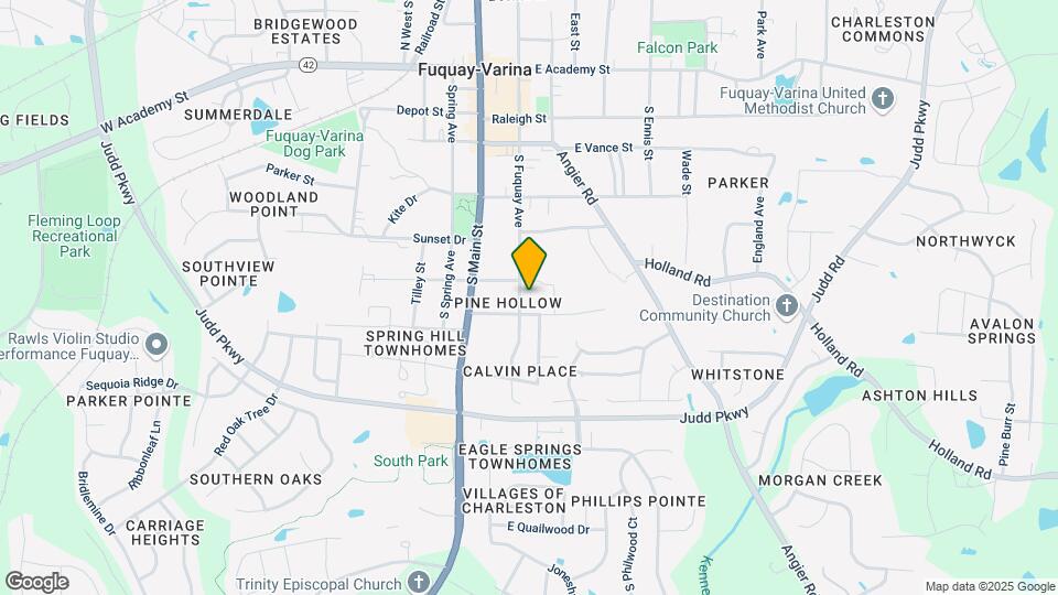 607 S Fuquay Ave Map and Location Details