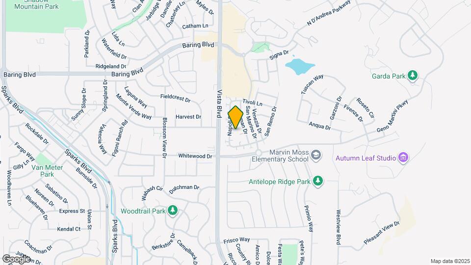 2384 Napoli Dr Map and Location Details