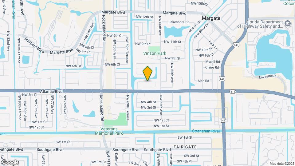 6740 NW 6th Ct Map and Location Details