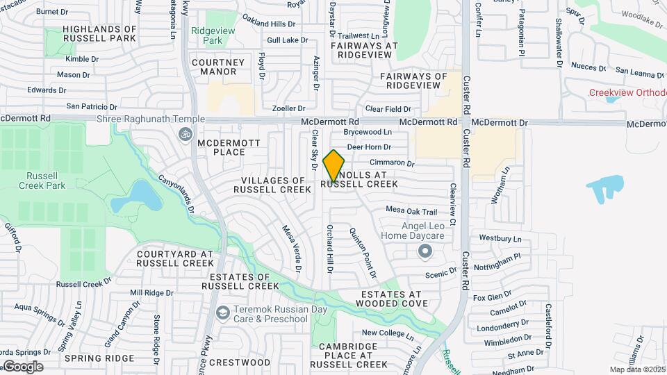 2521 Allegro Ln Map and Location Details