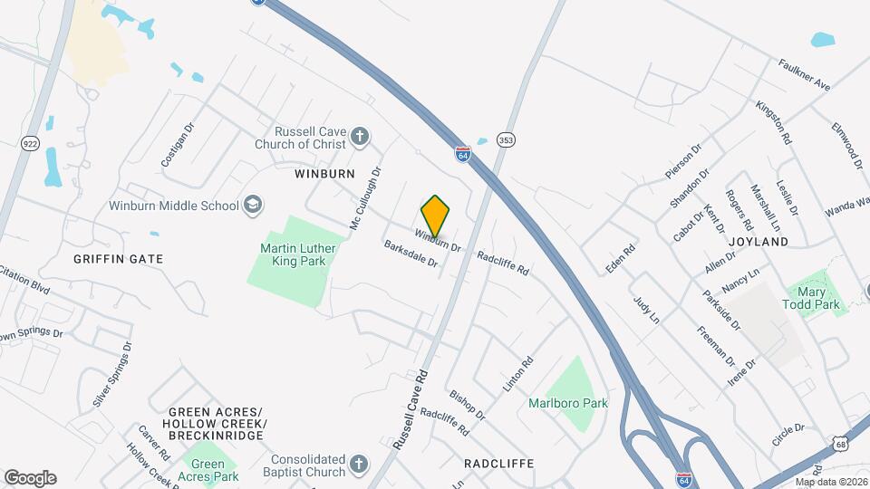 1278 Winburn Dr Map and Location Details