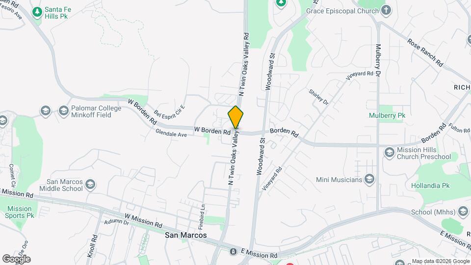 10 W Borden Rd Map and Location Details