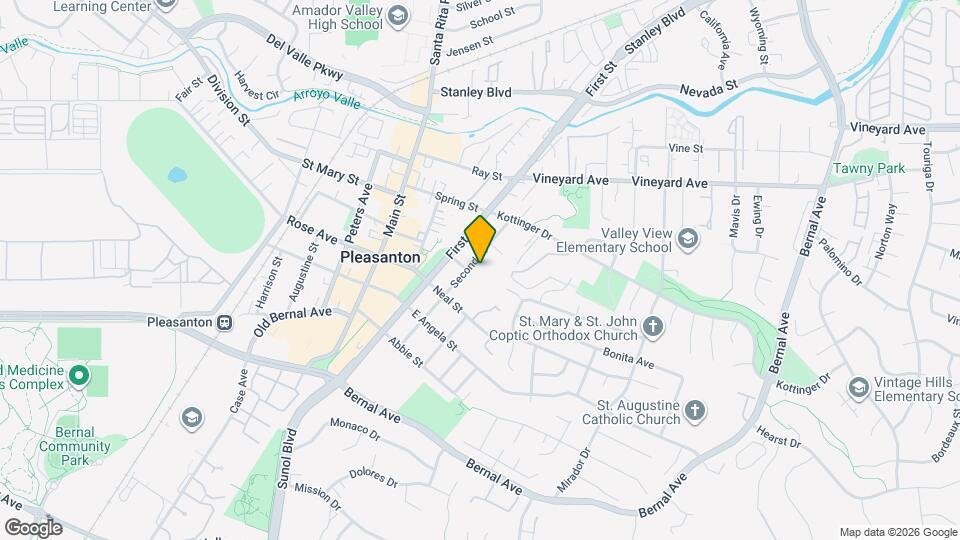 4388 Second St, Unit A Mapa y Detalles de la Ubicación