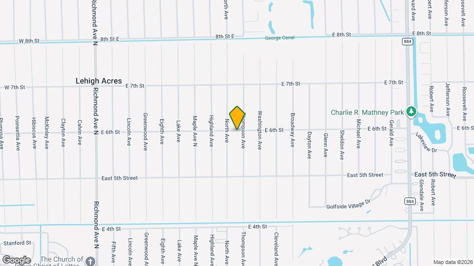 1204 E 6th St Mapa y Detalles de la Ubicación