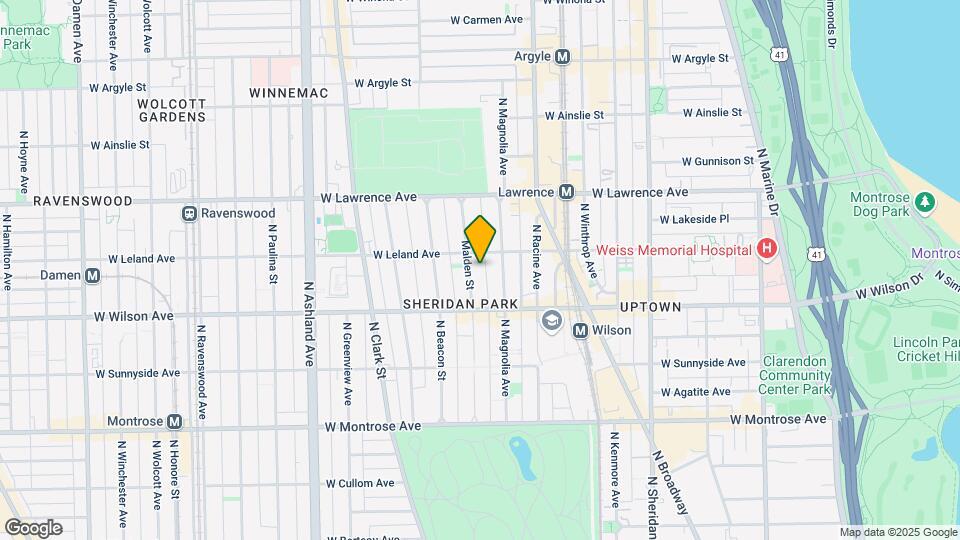 4641-4647 N Malden St Mapa y Detalles de la Ubicación