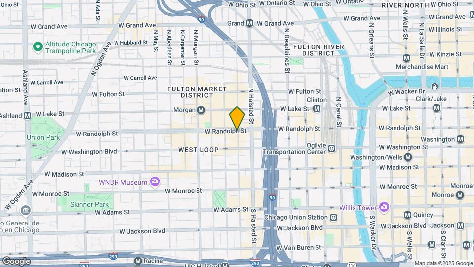 122 N Green St Map and Location Details
