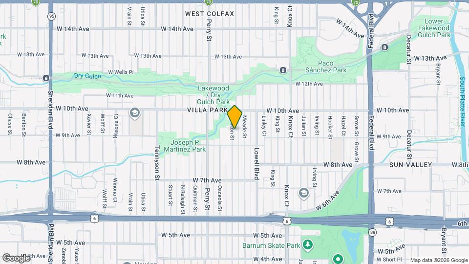 922 N Newton St Map and Location Details