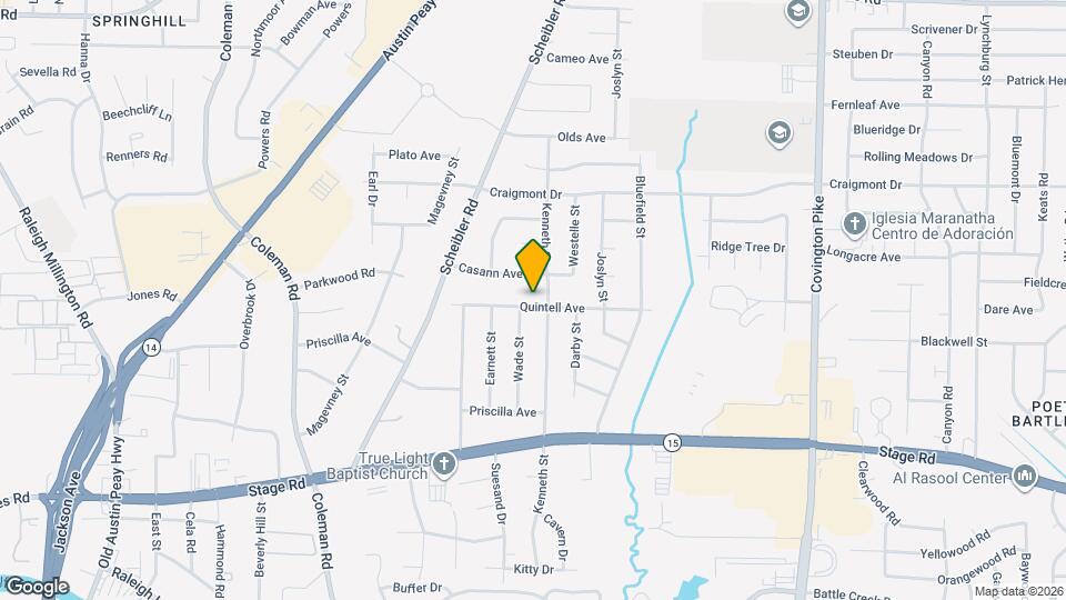 4734 Quintall Ave Mapa y Detalles de la Ubicación