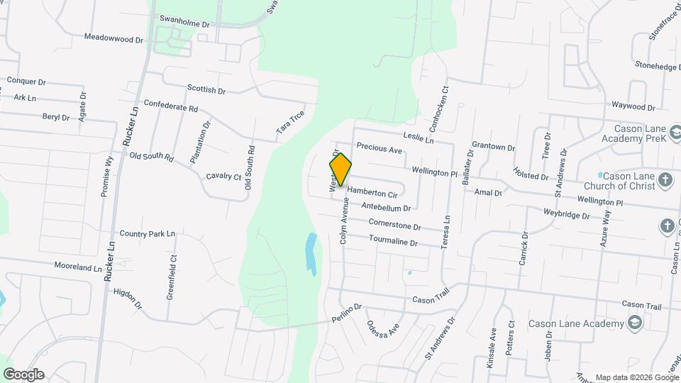 1456 Colyn Avenue Map and Location Details