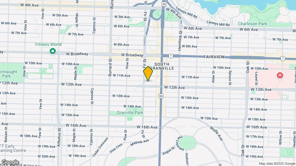 1575 W 12th Ave Map and Location Details