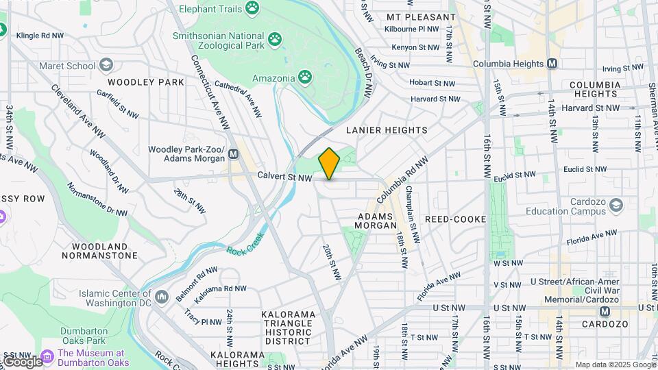 1946 Calvert St NW Map and Location Details