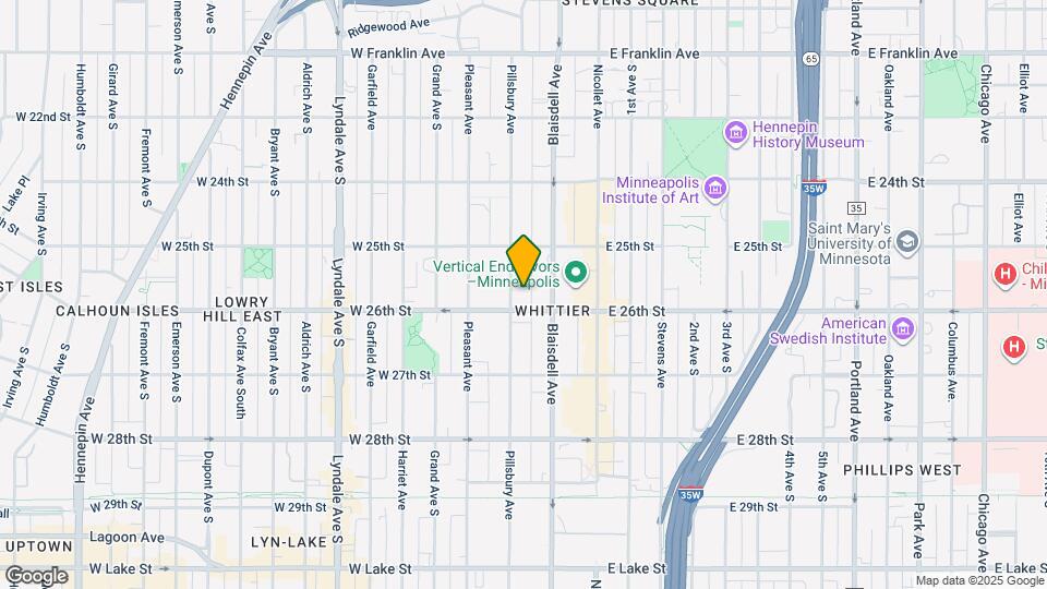 2545 Pillsbury Ave S, Unit 2545 Map and Location Details