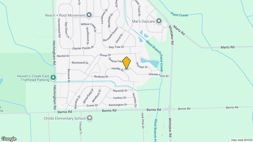 7696 Henley Dr Map and Location Details