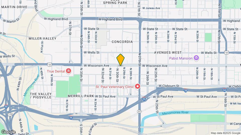 2919 W Wisconsin Ave Mapa y Detalles de la Ubicación
