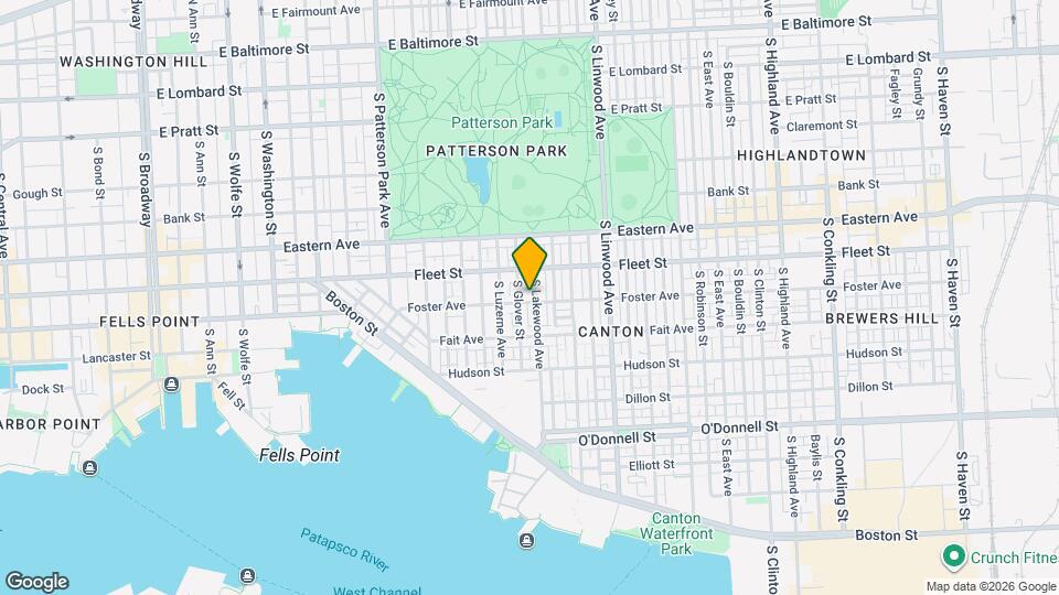 640 S Lakewood Ave Map and Location Details