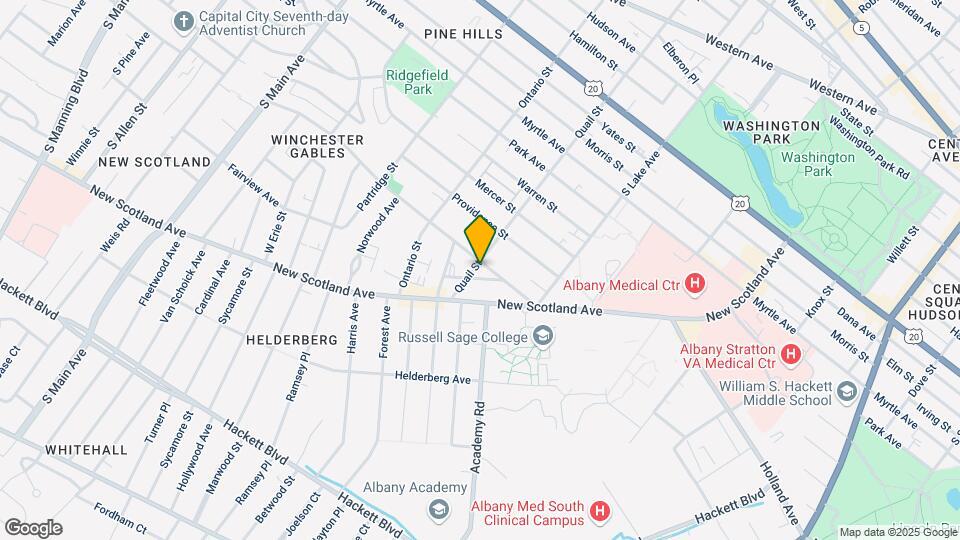 50 Woodlawn Avenue, Unit #4 1st Fl. Left Map and Location Details