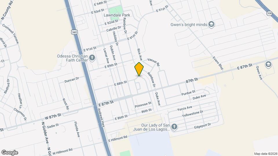 8749 Cornell Ave Map and Location Details