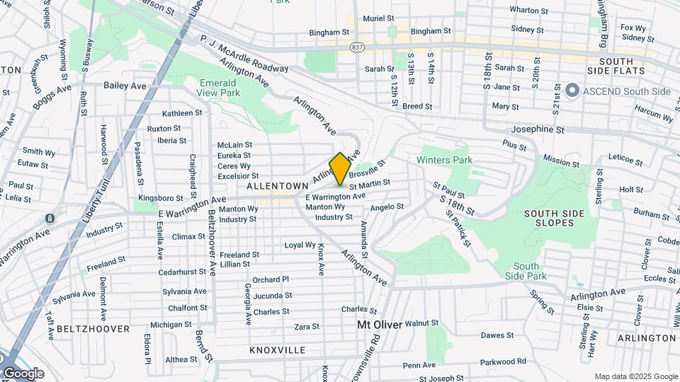 955 E Warrington Ave Map and Location Details