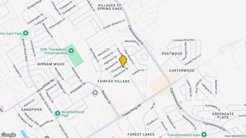 5015 Glendower Dr Map and Location Details