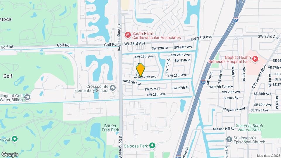 1350 SW 26th Ave Map and Location Details