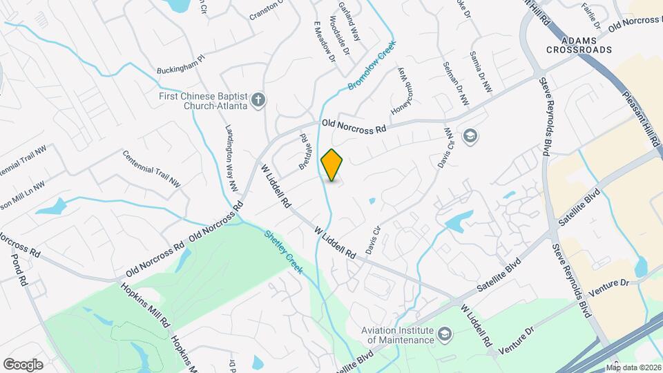 2250 Berkeley Creek Ct Map and Location Details