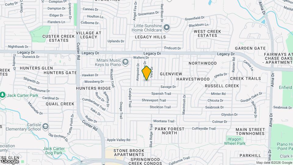 6708 Wesson Dr Map and Location Details