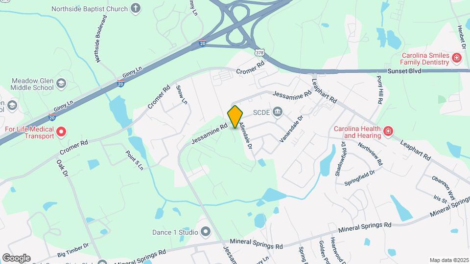 823 Coburg Ln Map and Location Details