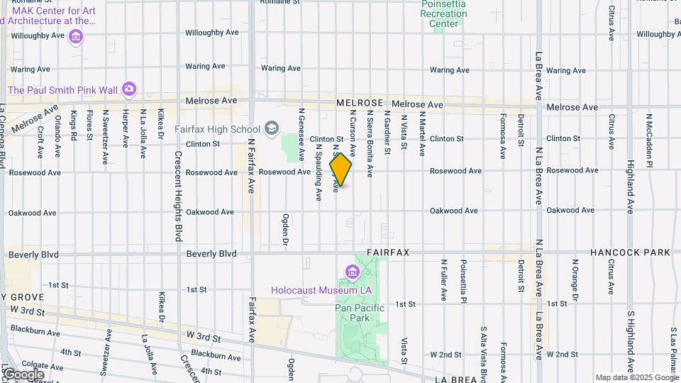 434 N Stanley Ave Mapa y Detalles de la Ubicación