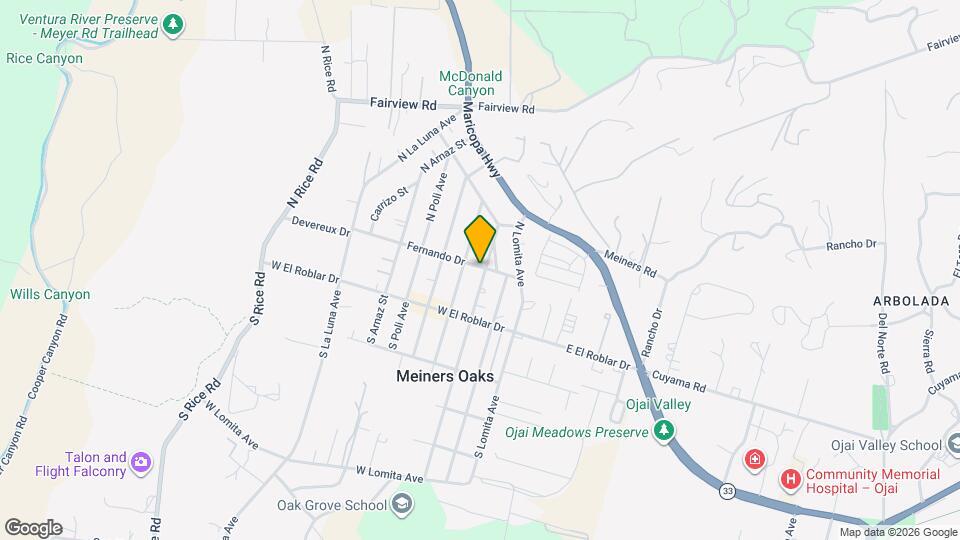 181 N Padre Juan Ave Map and Location Details