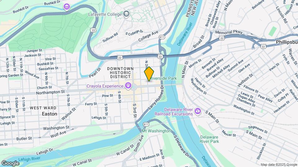 11 N 2nd St Map and Location Details