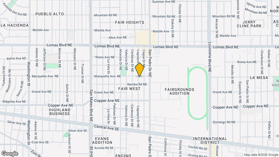 412 Laguayra Dr NE Map and Location Details