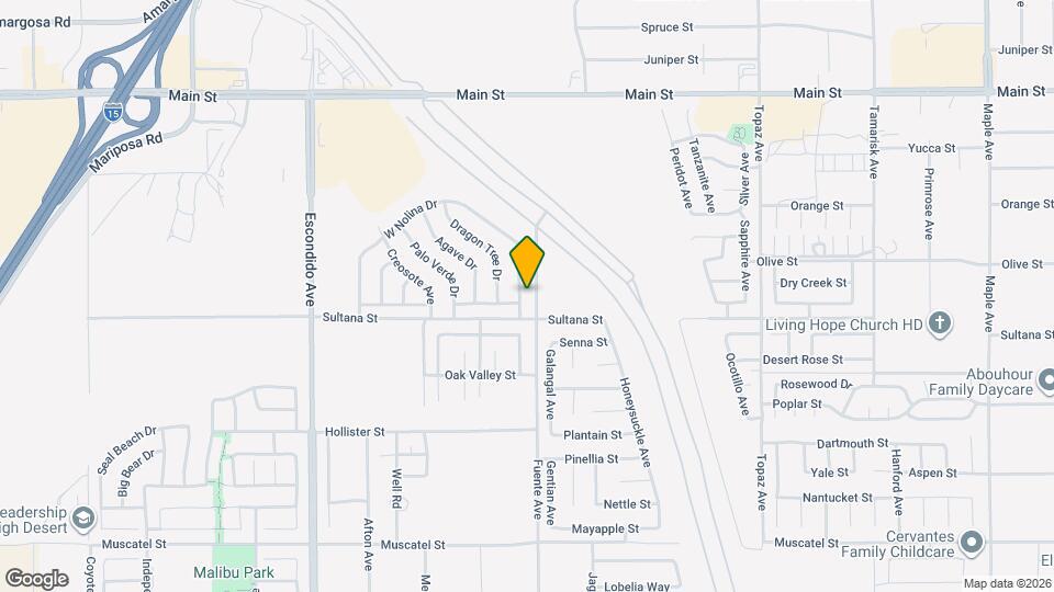 9323 Nolina Dr Map and Location Details