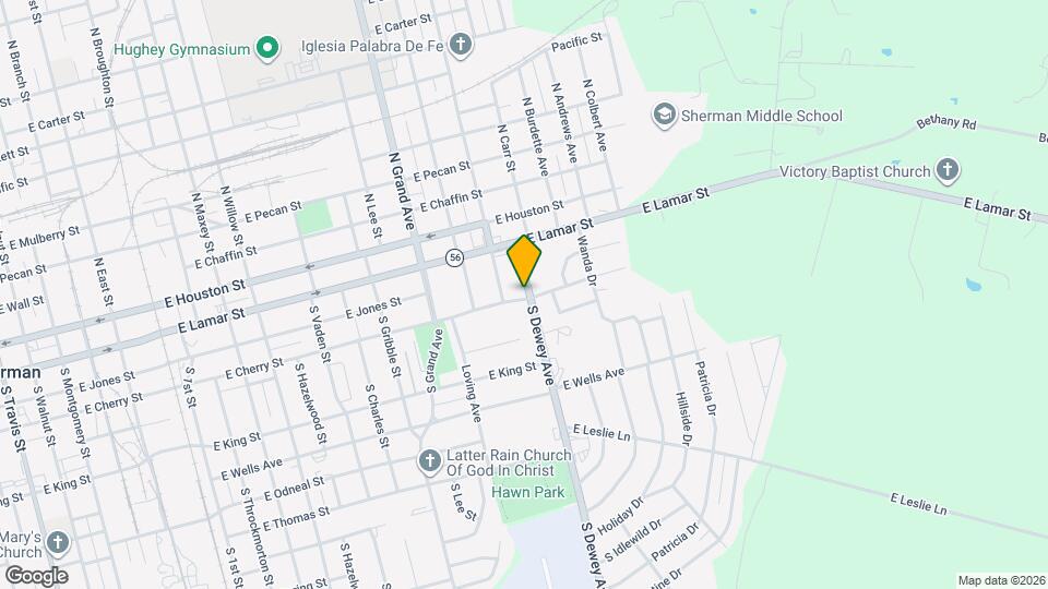1717 E Cherry St Mapa y Detalles de la Ubicación