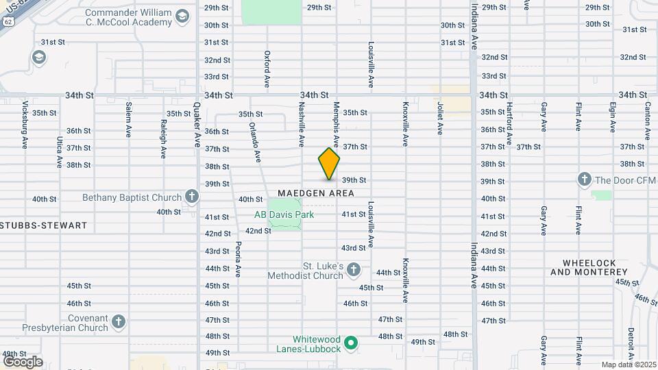 3803 39th St Map and Location Details
