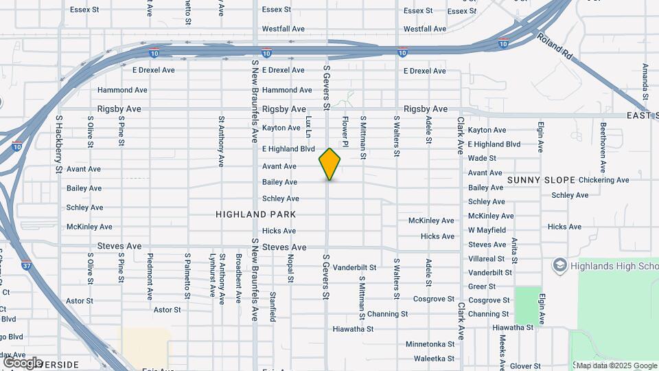 902 Bailey Ave Map and Location Details