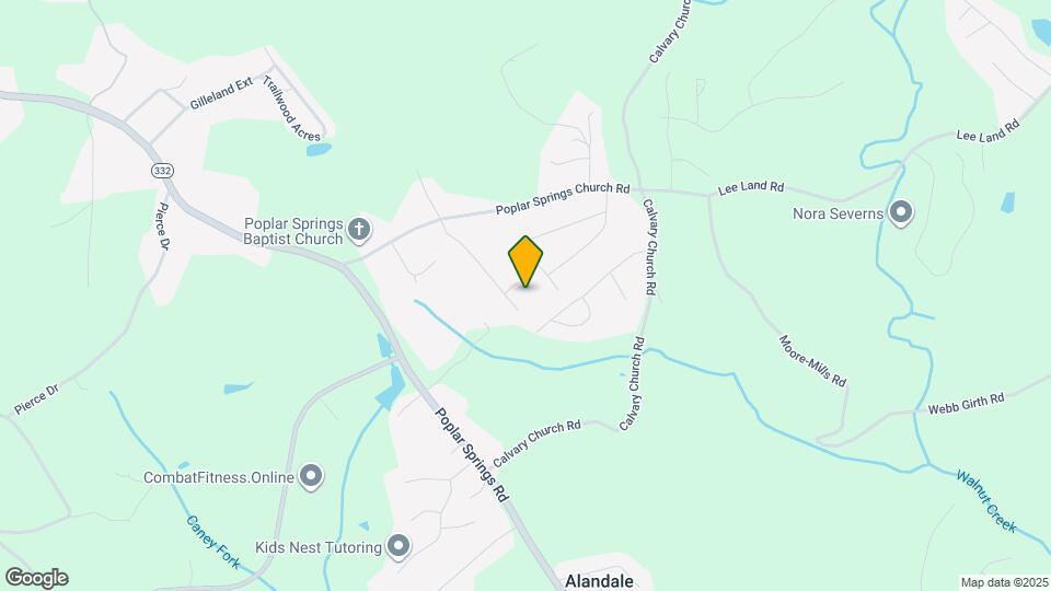 3105 Poplar Springs Dr Mapa y Detalles de la Ubicación