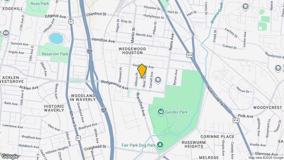 1803 Neal Terrace Map and Location Details