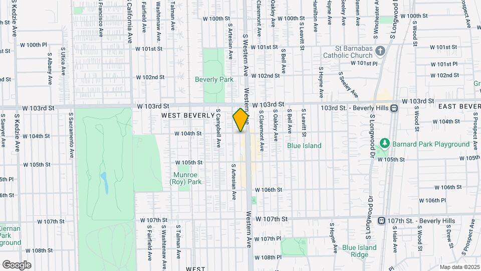 2403 W 104th St Map and Location Details