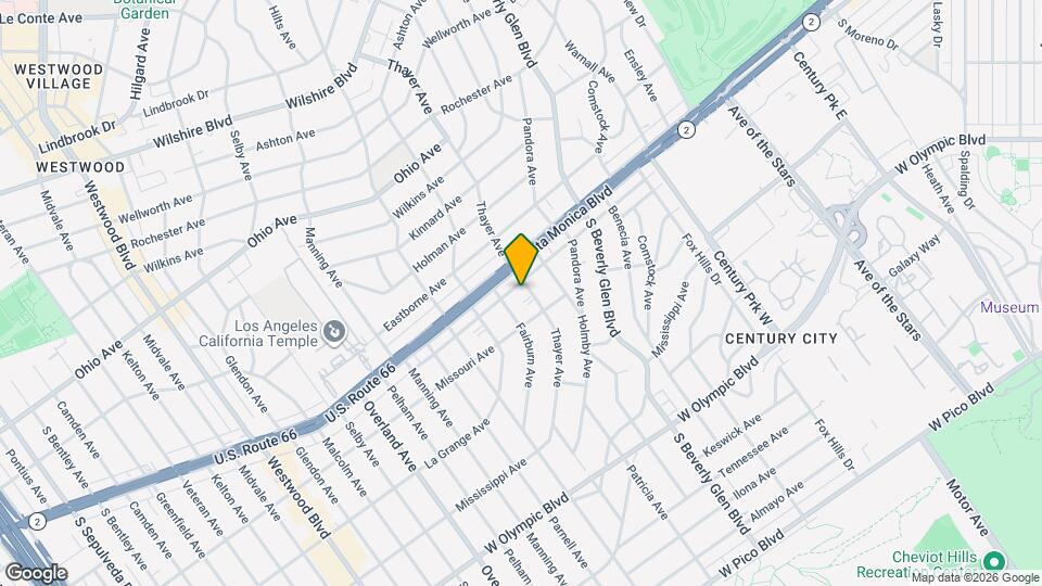 1821 Thayer Ave Map and Location Details