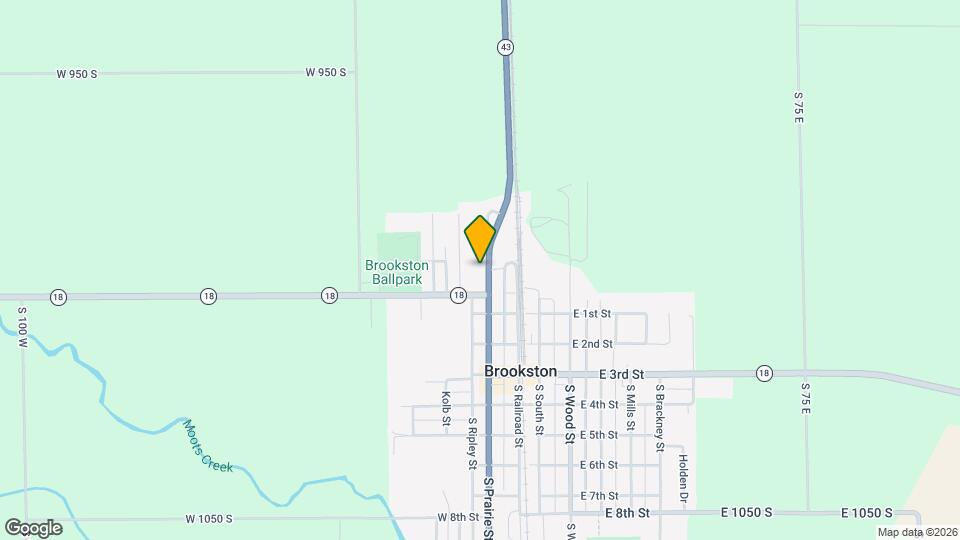 207 N Prairie St Map and Location Details