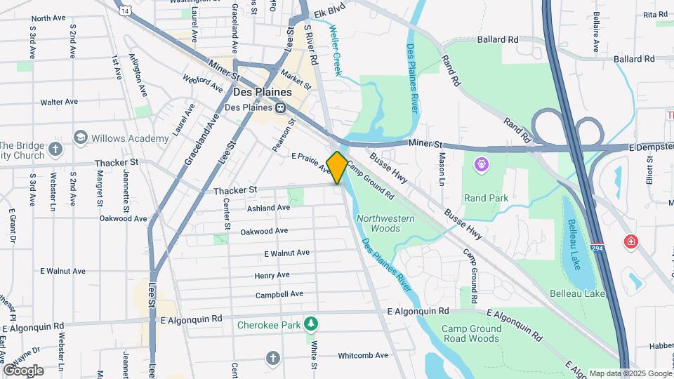 900 S Des Plaines River Rd Map and Location Details