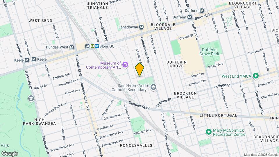 138 St Helens Ave Map and Location Details