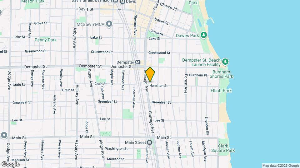 521 Hamilton St, Unit 1 Map and Location Details