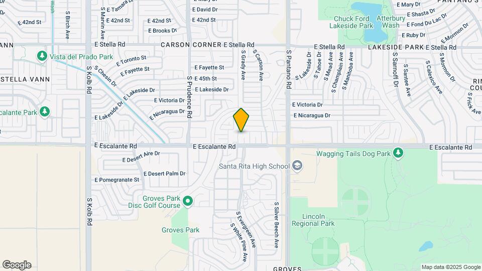 3750 S Grady Pl Mapa y Detalles de la Ubicación