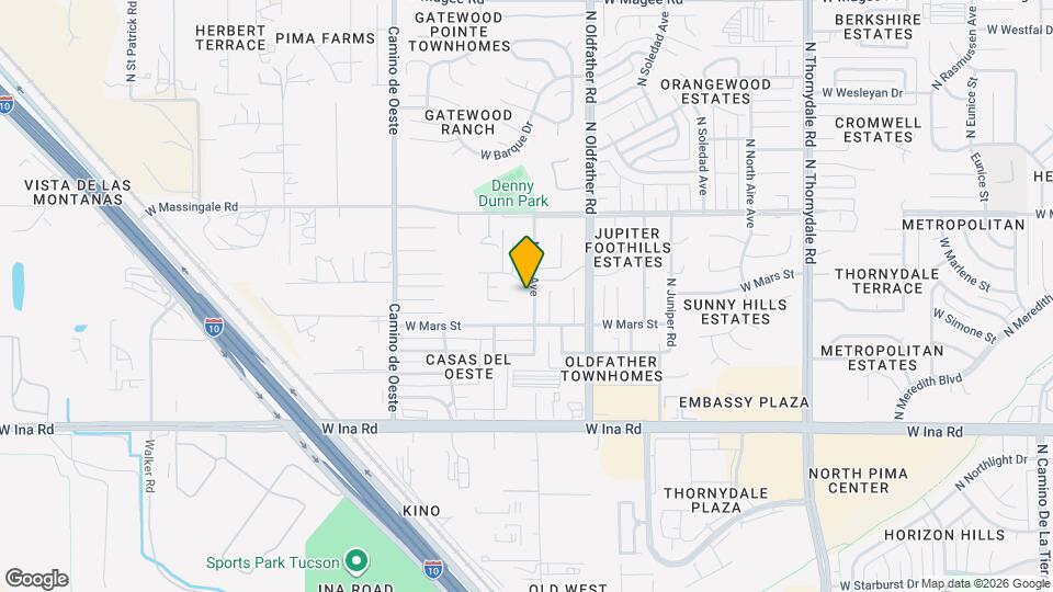 7441 N Rae Ave Mapa y Detalles de la Ubicación