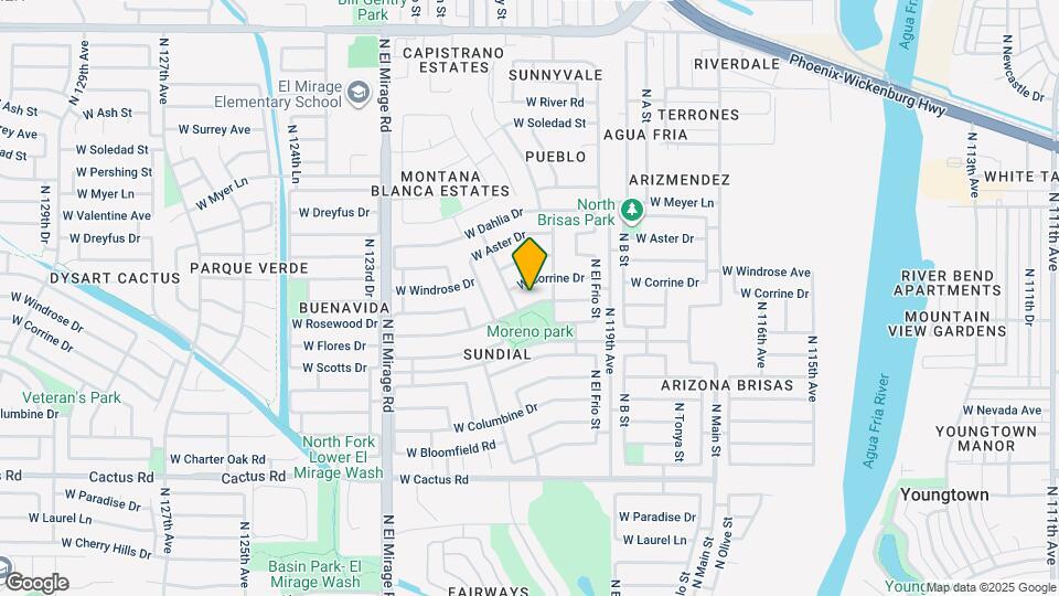 12024 W Rosewood Dr Map and Location Details