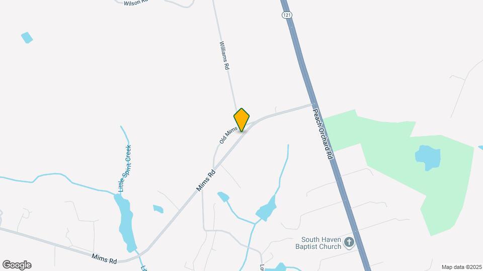 2053 Mims Rd Map and Location Details