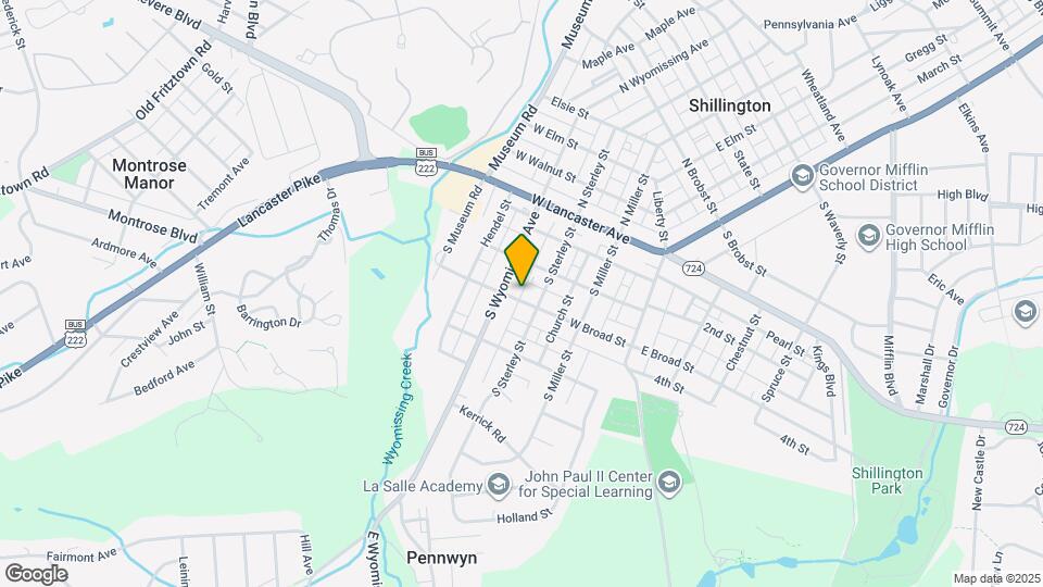 211 W Broad St Map and Location Details